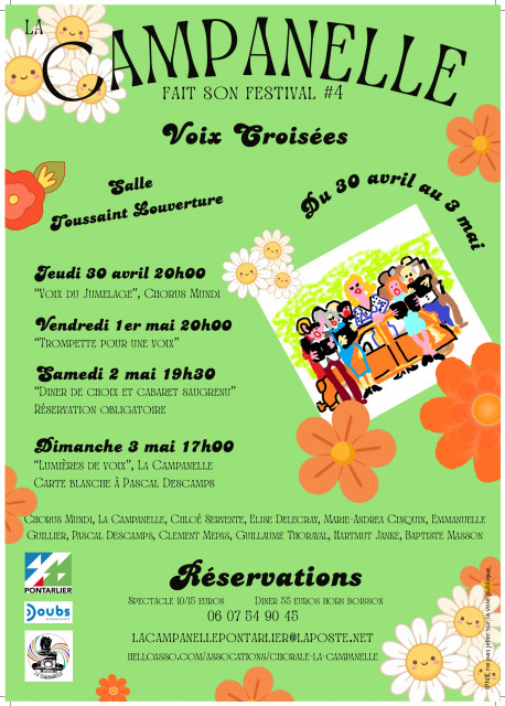 30 avril au 3 mai - campanelle - pontarlier