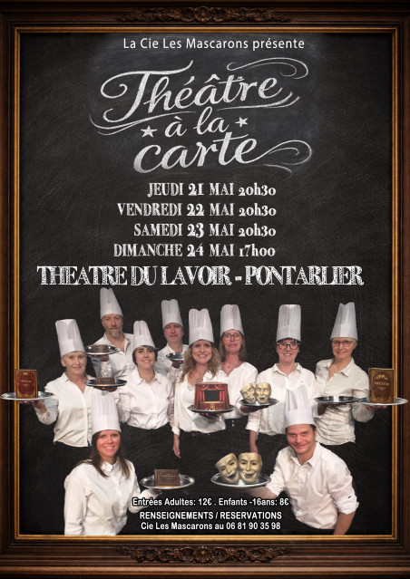 31 au 24 mai - théâtre à la carte - pontarlier