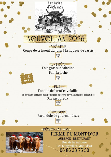 31 déc - réveillon Highland - Longevilles