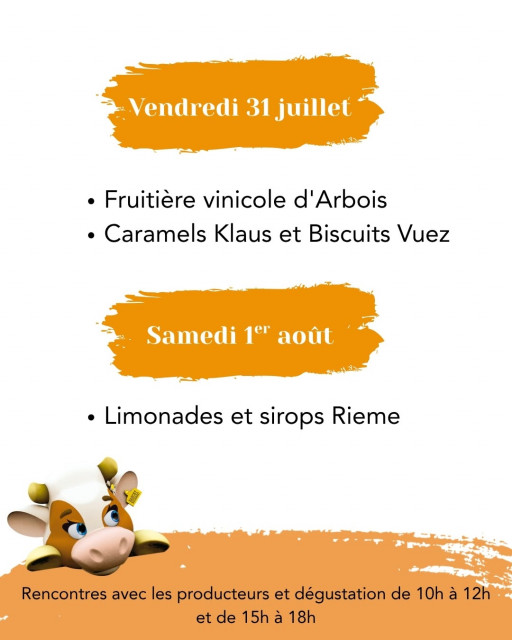 31 juillet - dégustation - métabief