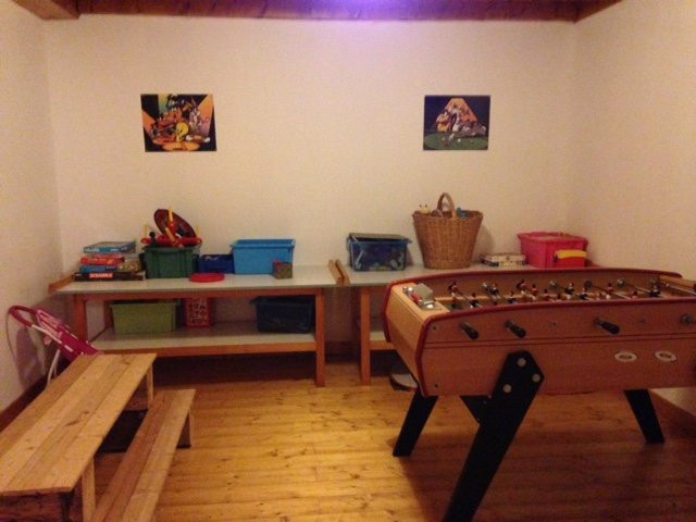 salle de jeux commune aux trois meublés