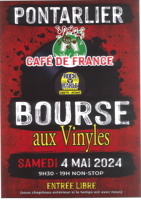 4 mai - Bourse aux vinyles - Pontarlier