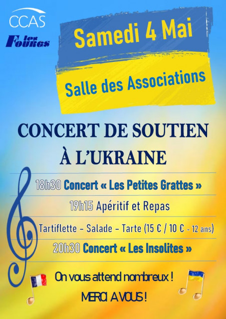 4 mai - Concert Ukraine - Les Fgs