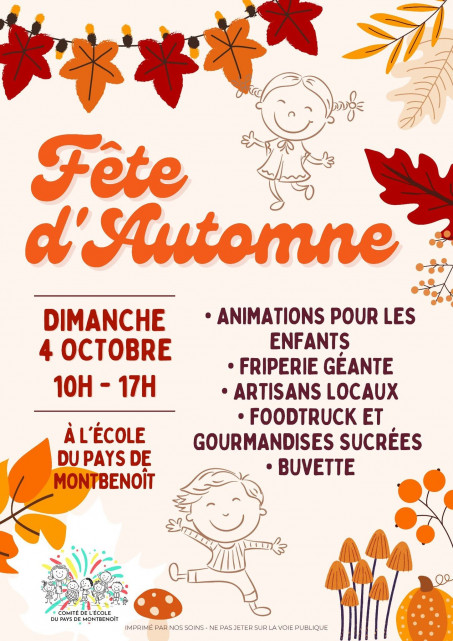 4 octobre - Fête de l'Automne - Pays-de-Montbenoît