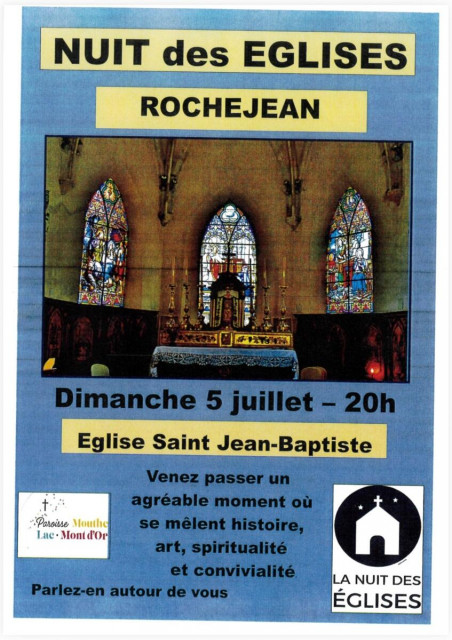 5 juillet - nuit des églises - rochejean