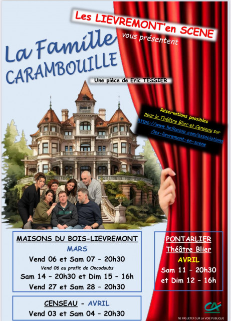6 au 28 mars - Théâtre les Lièvremont en Scène - MDBL