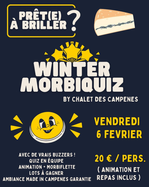 6 février - Morbiquizz - Chalet des Campènes