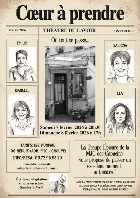 7 mars - Coeur à prendre - Pontarlier