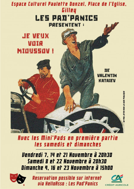 7 au 23 novembre - Les Pad'Panics - Gilley
