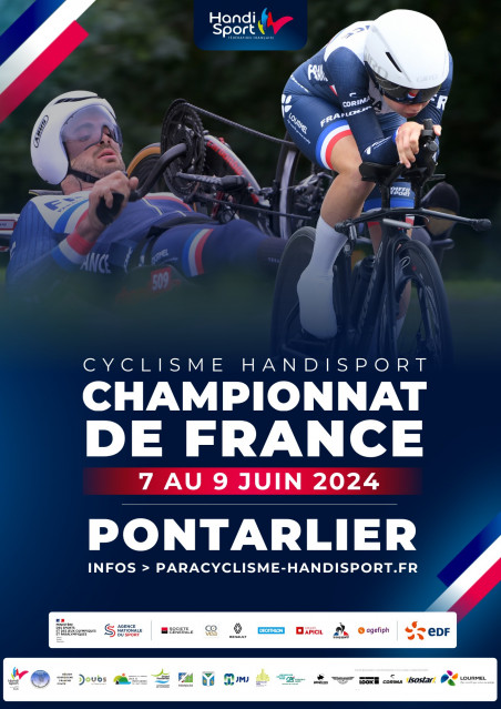 7 au 9 juin - Championnat france handisport cyclisme - pontarler