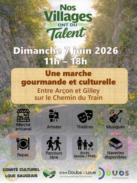 7 juin - Marche culturelle et gourmande - Chemin du Train