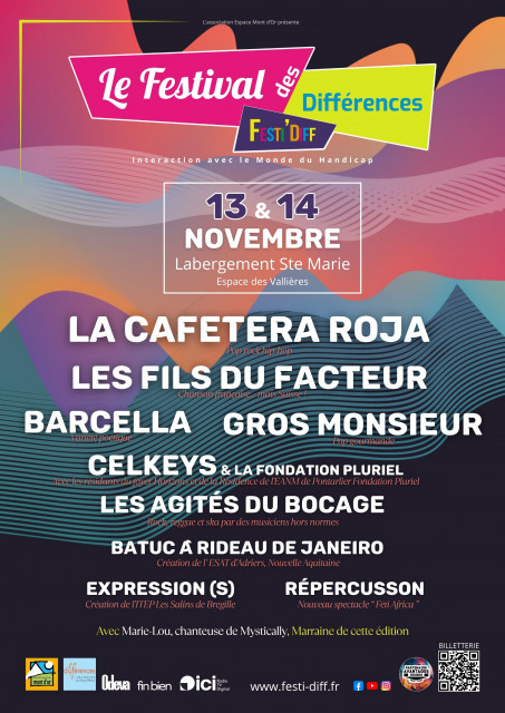 Flyers Festidiff 2026 - Affiche A1 Festi Diff 2026