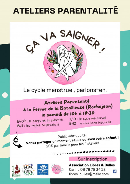 Atelier Prantalité - Cycle menstruel - Rochejean