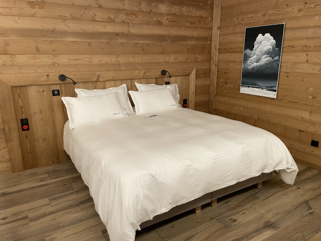 Chambre configuration lit double ChaletsCoeurduLac fr