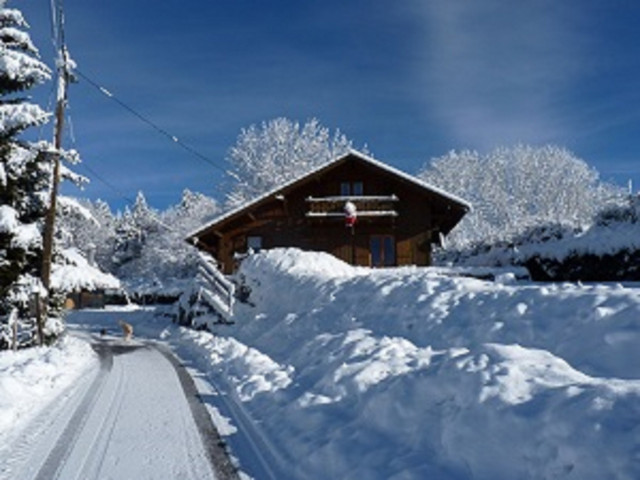 Notre chalet l'hiver