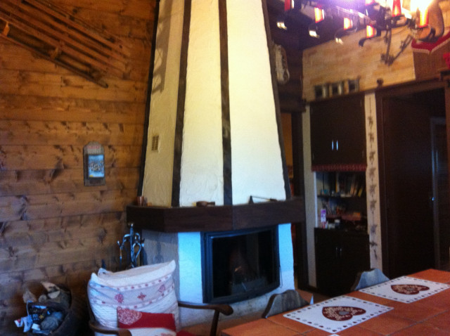 Cheminée feu bois a disposition