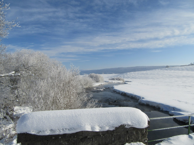 Rivière Le Doubs à proximité du Gîte