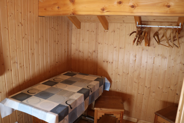 Chalet Chardon Bleu - Mezzanine coté grand lit