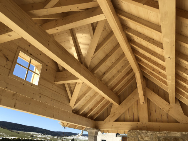 charpente pool house