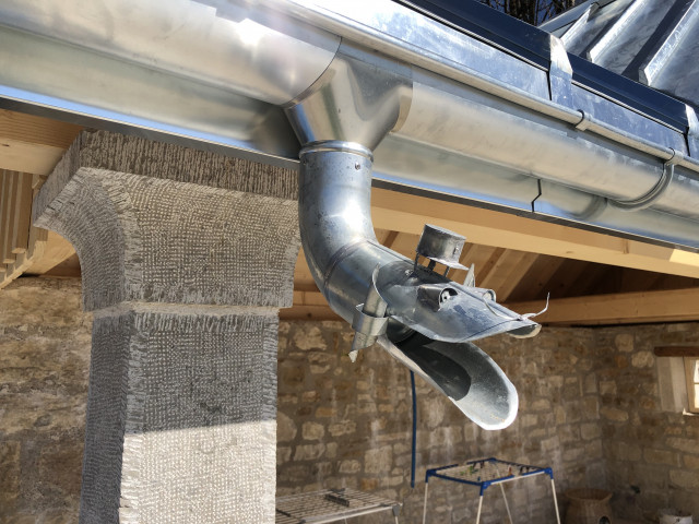 détail d une gargouille 