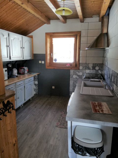 Cuisine équipée de notre chalet