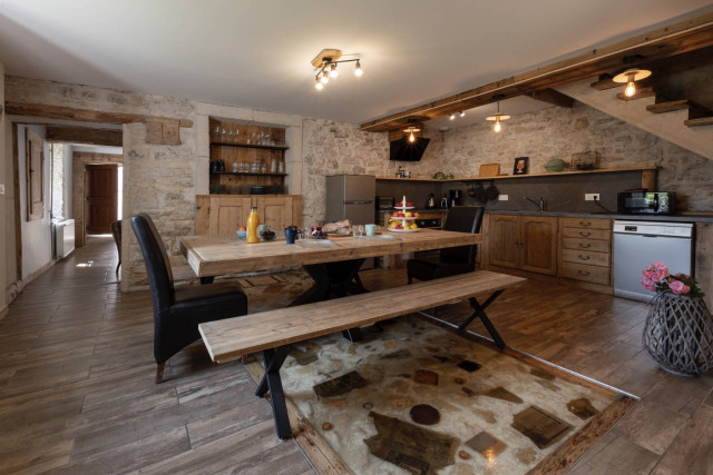 La Maison d'en Ô - Côté Montagne - salle à manger