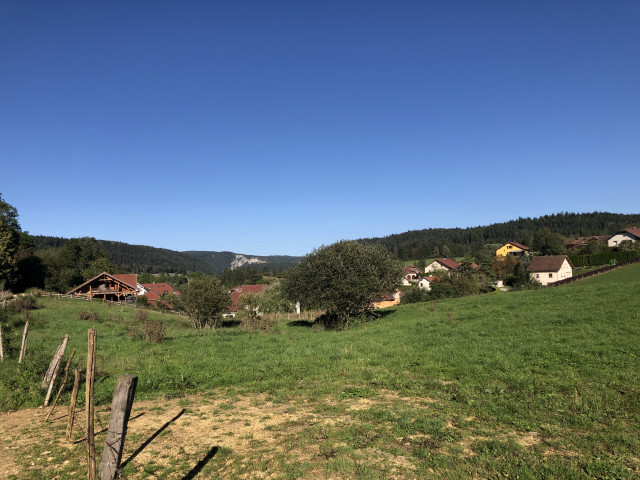Le chemin au départ du gite.