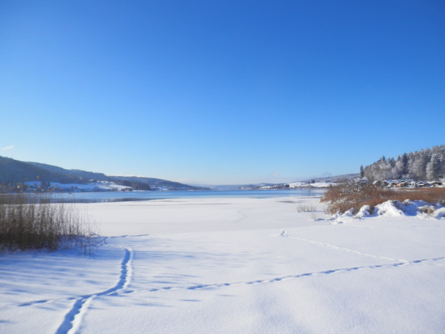 Le lac gelé