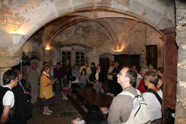 Montbenoit Abbaye visite nocturne pot cuisine © Office de Tourisme Montbenoit