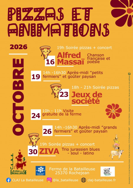 évènements octobre - Affiche A3