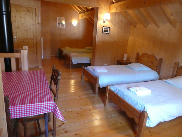 Chalet Epervière - mezzanine à 4 lits simples