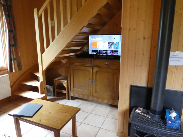 Chalet Epervière - salon TV WIFI