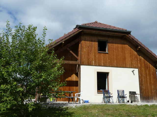 Chalet Epervière - terrasse, jardin et transats