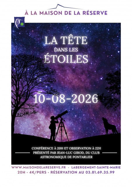 Soirée astronomie - © Maison de la Réserve Soirée astronomie