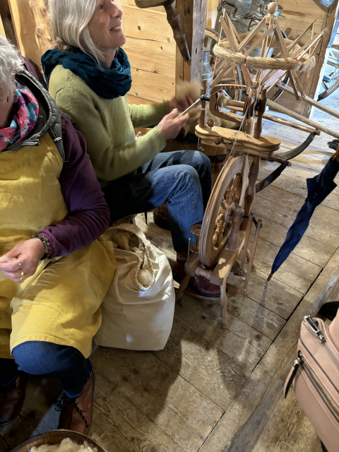 Travail de la laine - Ecomusée Maison Michaud
