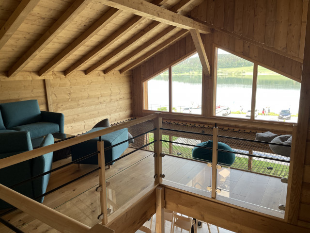 Vue Mezzanine ChaletsCoeurduLac fr