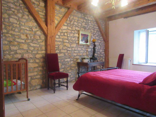 chambre parentale pierre de taille lit 160x200