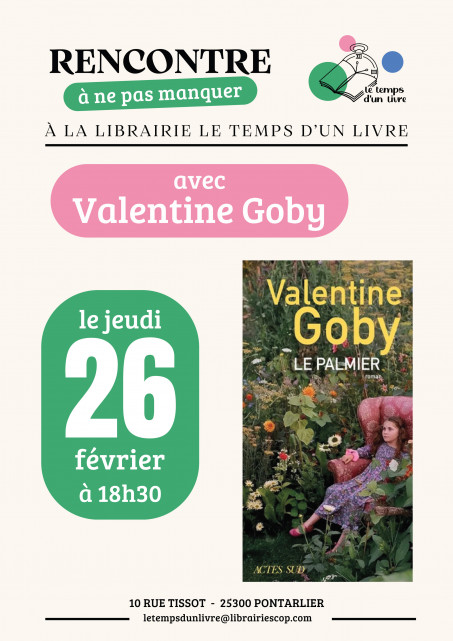 26 février - rencontre auteur - pontarlier