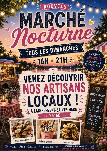 Marché nocturne laberg