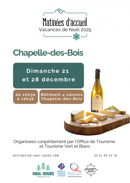 MODELE A3 Pot / Matinée accueil 2024-2025 - pot accueil Chapelle des Bois