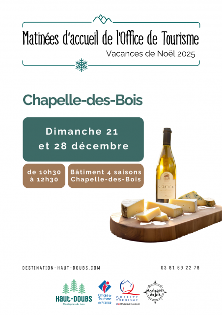 MODELE A3 Pot / Matinée accueil 2024-2025 - pot accueil Chapelle des Bois