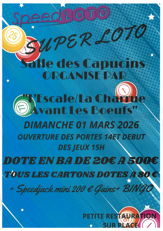 1 mars - loto - pontarlier