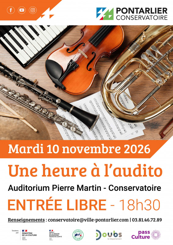10 novembre-une heure à l'audito-Pontarlier 10 novembre-une heure à l'audito-Pontarlier