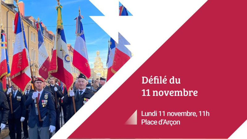 11 nov - défilé - pontarlier - © ville pontarlier 11 nov - défilé - pontarlier