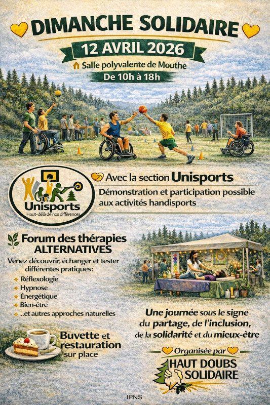 12 avril - Handisport - Mouthe - © Haut Doubs Solidaire 12 avril - Handisport - Mouthe
