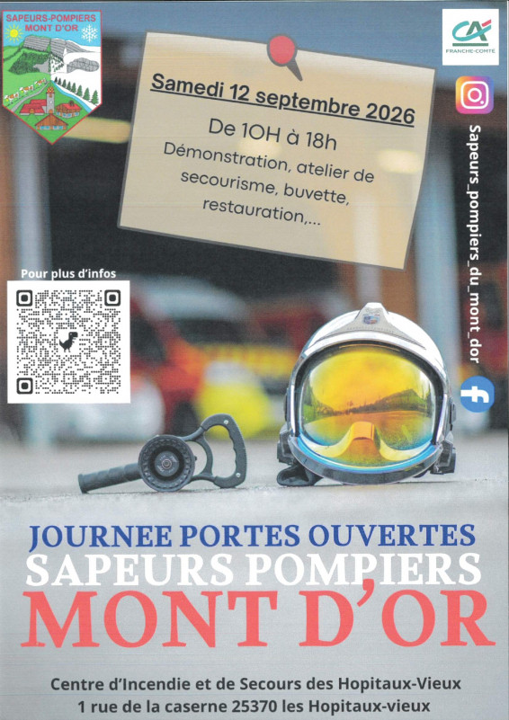 12 sept Portes ouvertes sapeurs pompiers 12 sept Portes ouvertes sapeurs pompiers