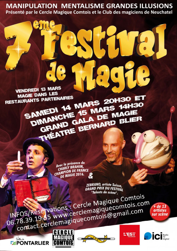 13 mars - 7ème festival de magie - pontarlier
