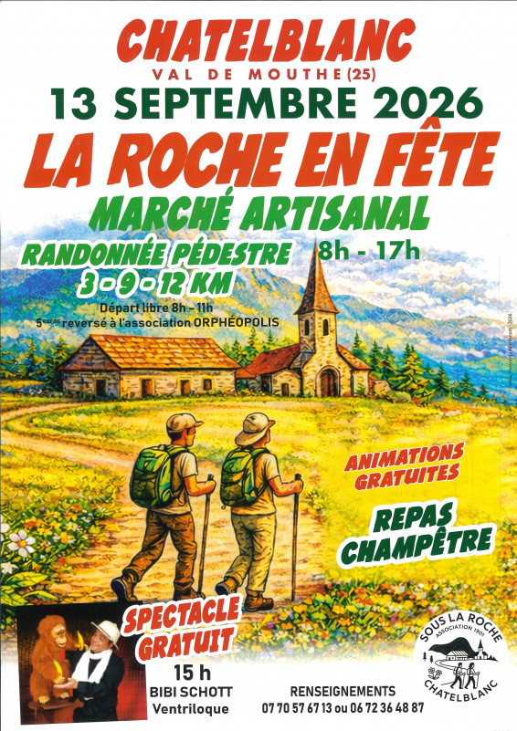13 septembre - La Roche en fête - Chatelblanc