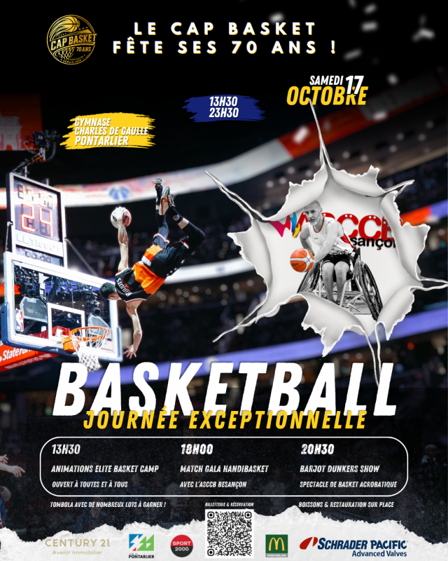 Affiche A4 70 ans Basket Finale (21 x 29.7 cm) (Publication Instagram (4:5)) - 1 - © cap basket Affiche A4 70 ans Basket Finale (21 x 29.7 cm) (Publication Instagram (4:5)) - 1