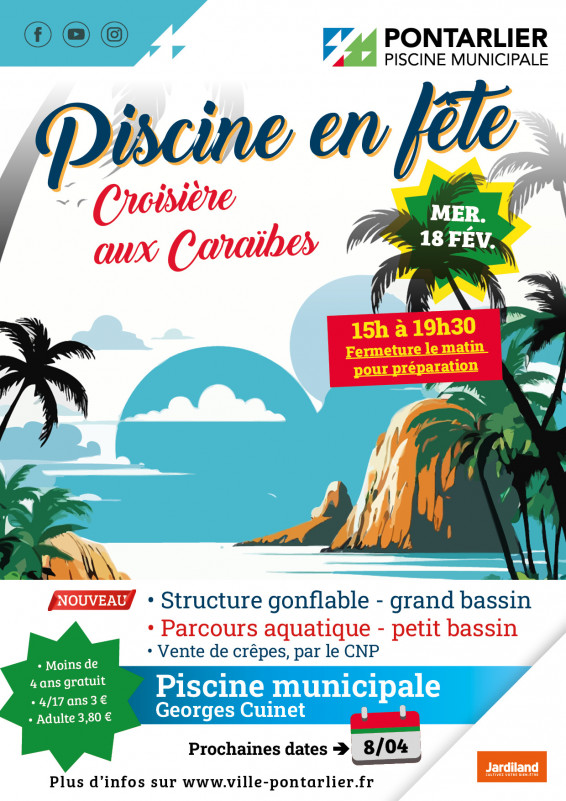 18 fevrier - piscine en fête - pontarlier